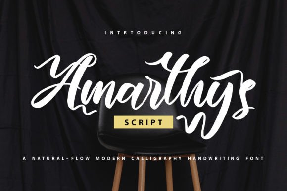 Amarthys: A Modern Handwritten Typeface for Digital Brands