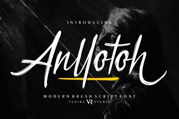 Anllotoh: A Modern Script Font for Business