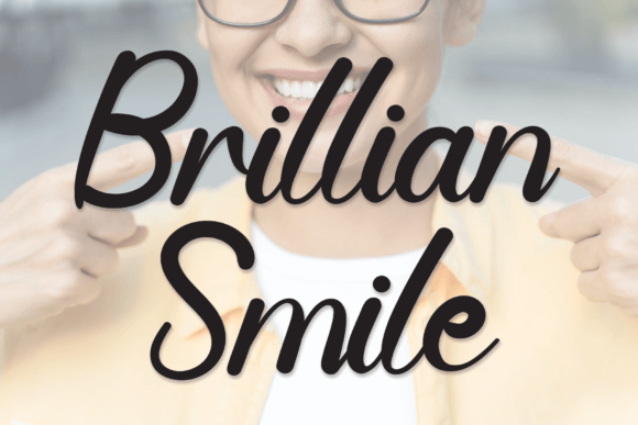 Brillian Smile: A Sweet Handwritten Font