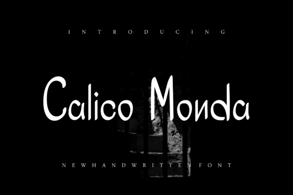 Calico Monda: A Bold Handwritten Font for Crafters