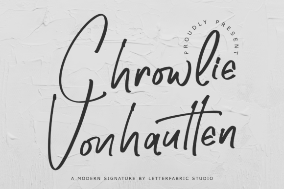 Chrowlie Vonhautten: A Font for Business Style