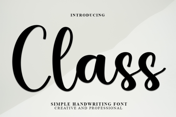 Class: A Font That Speaks