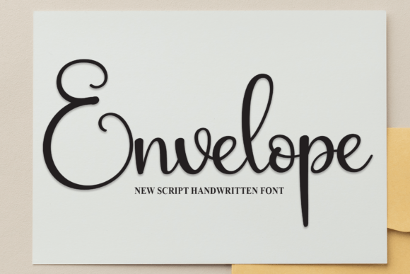 Envelope Font: Elegant Script for Editorial Design