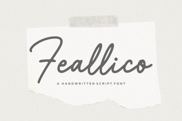 Feallico: A Handwritten Script Font for Authentic Branding