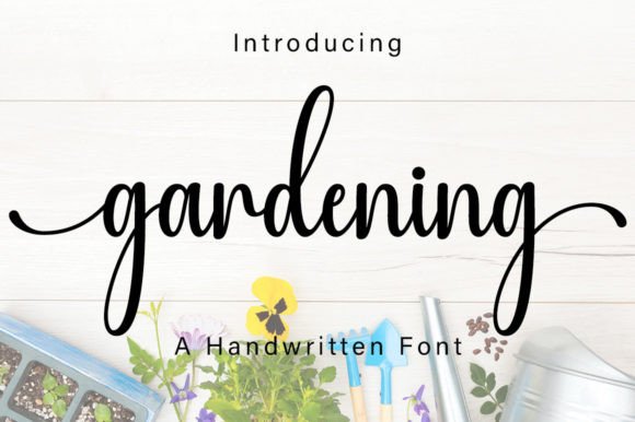Gardening Font Review