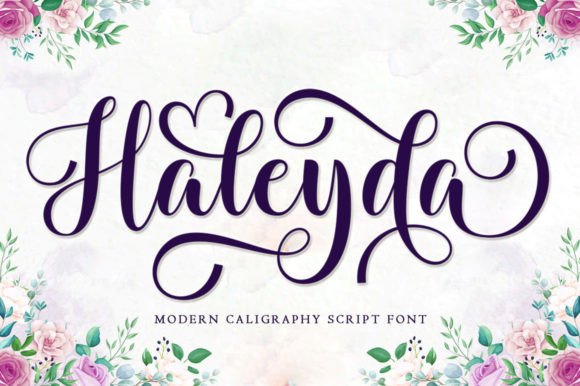 Haleyda: A Flowing Font for Creative Web Design