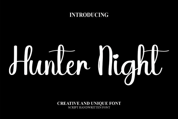 Hunter Night Font for Professional Branding