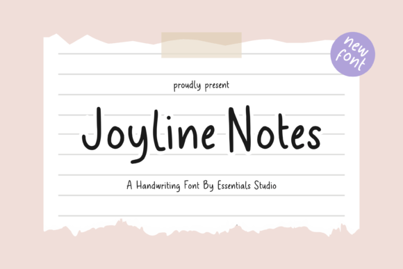 Joyline Notes: A Handwritten Font for Editorial Warmth