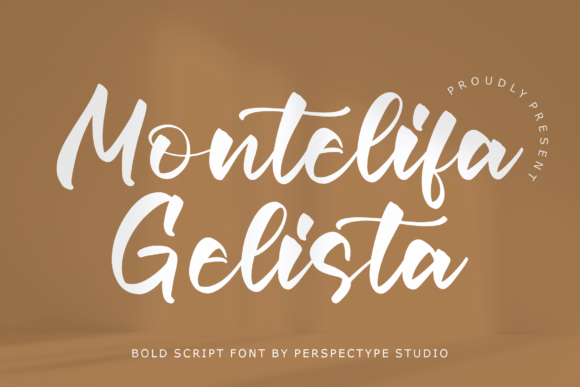 Montelifa Gelista – A Bold Script Font for Business
