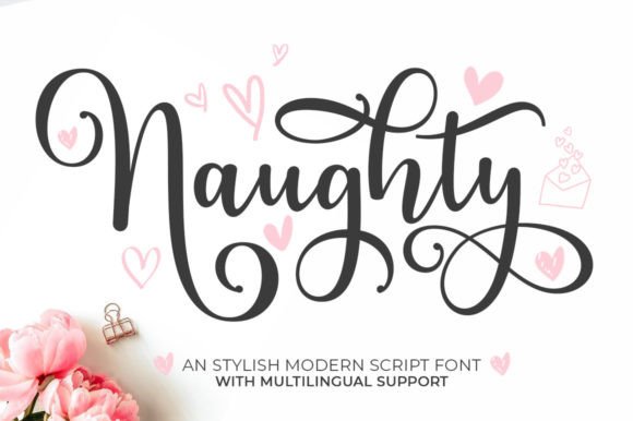 Naughty Font: The Handwritten Typeface for Scroll-Stopping Marketing