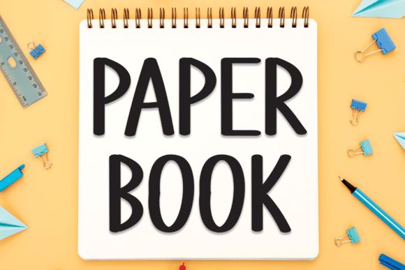 Paper Book: A Handwritten Font for Editorial Design