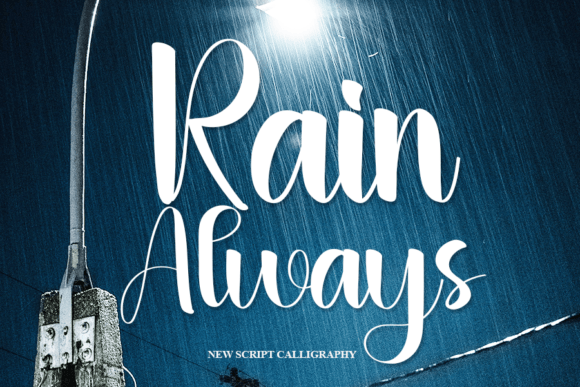 Rain Always Font for Business