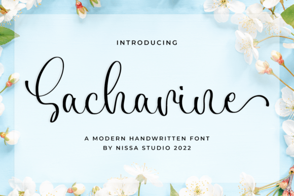 Sacharine: A Handwritten Font for Elegant Design