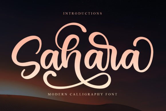 Sahara Font: A Sweet Script for Handmade Brands