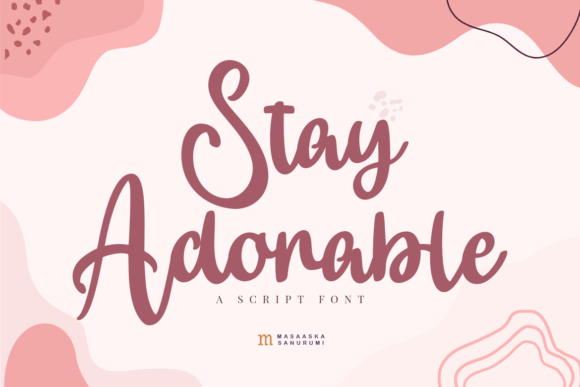 Stay Adorable: The Perfect Script Font for Small Business Branding