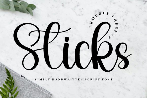 Sticks Font: Modern Script for Web Design