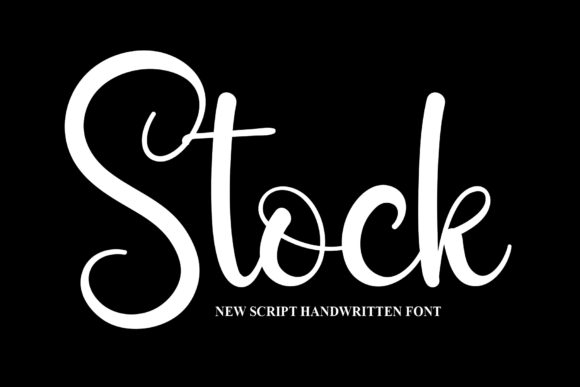 Stock: A Script Font for Real Projects