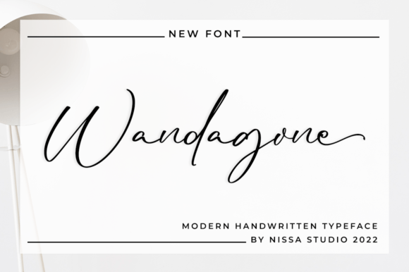 Wandagone: A Luxurious Script Font
