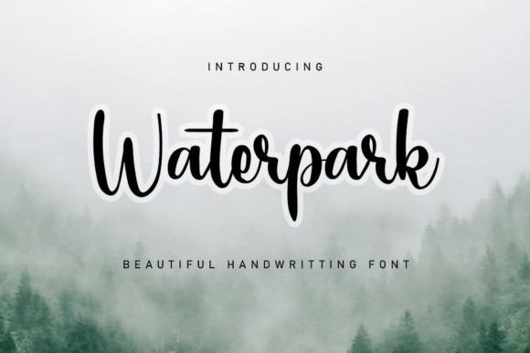 Waterpark Typeface: A Sweet Script for Editorial Design